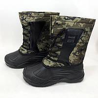 Резиновые сапоги для слякоти Размер 41 (27.5см), Военные сапоги зимние, Удобная рабочая обувь YK-162 для