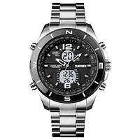 Часы военные мужские SKMEI 1670SIWT / Часы для мужчины / Модные WN-530 мужские часы