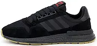 Мужские кроссовки Adidas ZX 500 RM Black Gum