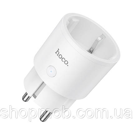 SM  SM Умная розетка Hoco AC16 Wi-Fi white, фото 2