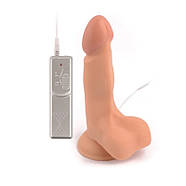 Вібратор на присоску Buzzer Flesh Mr. Rude 8.3, фото 4