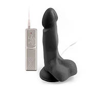 Вібратор на присоску Buzzer Black Mr. Rude 8.3, фото 3