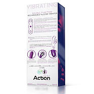 Вібратор із кліторальним стимулятором Action NoOne Vibrator Rotating Wheel, фото 2