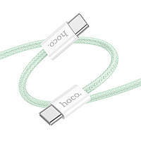 SM  SM Кабель Hoco X104 Type-C to Type-C PD 60W 2m green