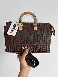 Жіноча сумка Фенди коричнева Fendi Brown