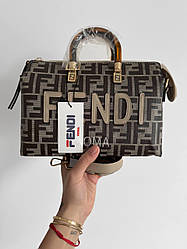 Жіноча сумка Фенди бежева Fendi Beige