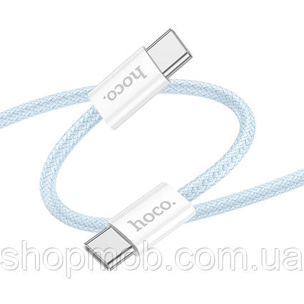 SM  SM Кабель Hoco X104 Type-C to Type-C PD 60W 1m blue, фото 2