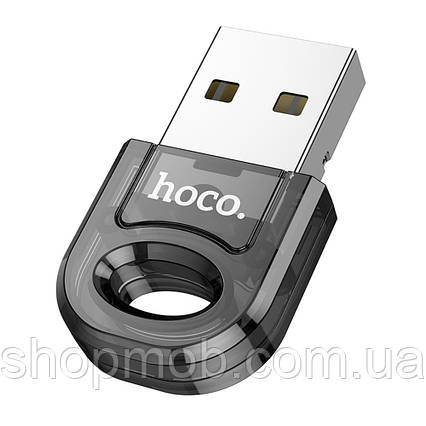 SM  SM Адаптер переходник Hoco UA28 USB to Bluetooth transparent black, фото 2