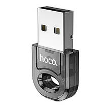 SM  SM Адаптер переходник Hoco UA28 USB to Bluetooth transparent black, фото 3