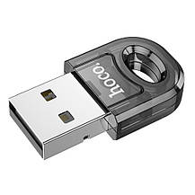 SM  SM Адаптер переходник Hoco UA28 USB to Bluetooth transparent black, фото 2