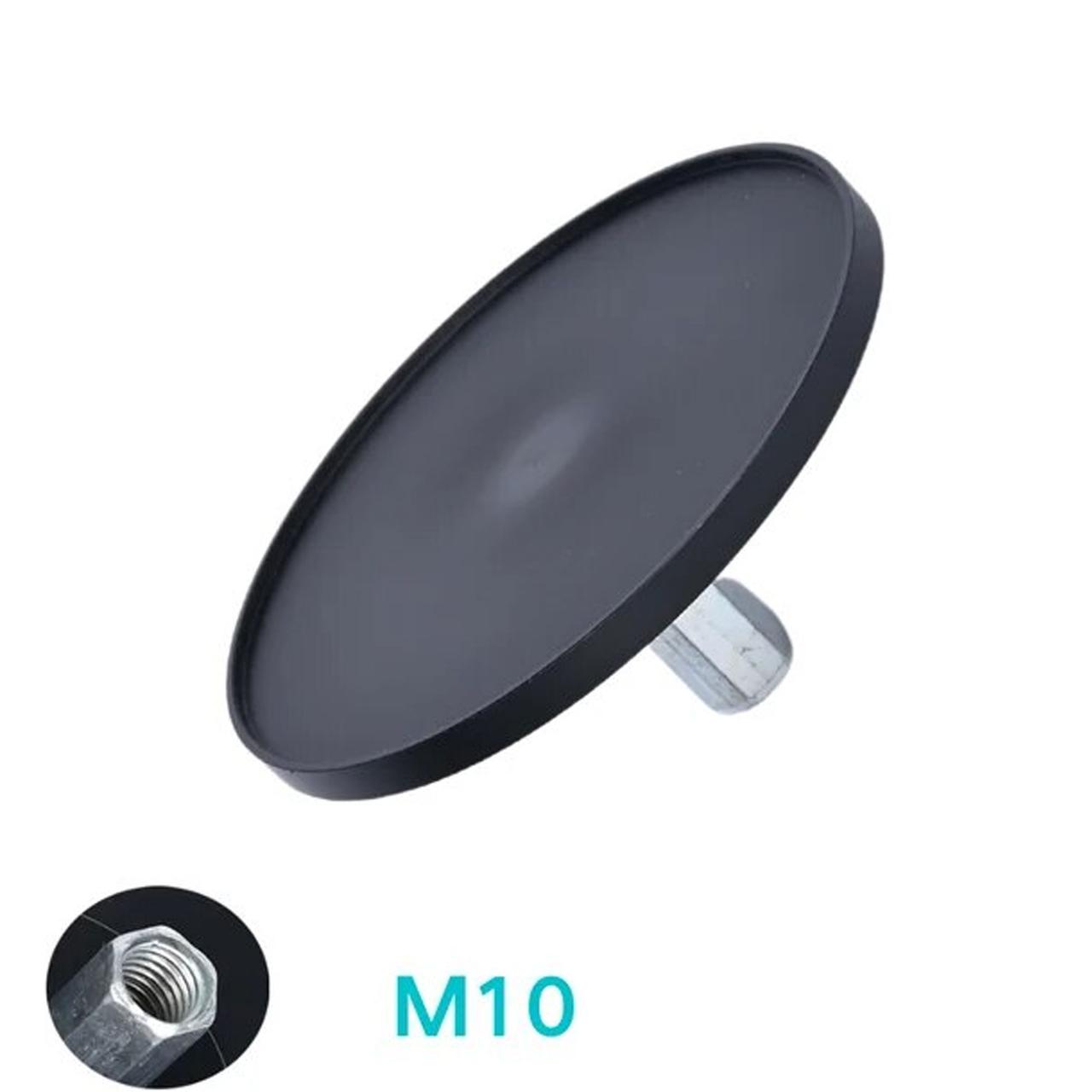 Адаптер для секс машини кріплення фалоімітатора з присоскою, кругле 10 см під різьблення М10 аксесуари