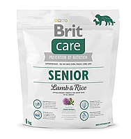 Сухой корм для пожилых собак всех пород Брит Brit Care Senior All Breed Lamb & Rice 1 кг