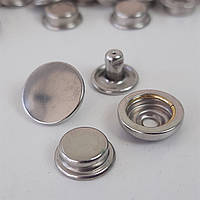 Кнопка Каппа 15 мм, срібло