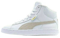 Зимние женские кроссовки Puma 1948 Mid Corduroy White с мехом