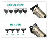 Набір для стриження волосся 6 в 1 VGR V-109, фото 4