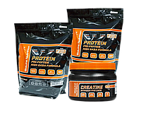 Сила и Энергия: Протеин Protein Pre-Peptide 4 кг вкус тирамису + Креатин Creatine Intensive Bioline Nutrition