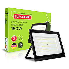 Світлодіодний прожектор Eurolamp з радіатором LED SMD 150W 6500К IP65 LED-FL-150(B)