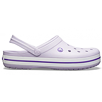 Crocs Crocband Lavender Purple, Кроксы Крокбенд фиолетовые лавандовые женские оригинал + коробка