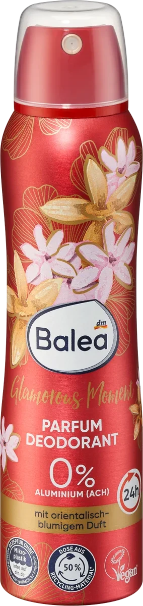 Парфюмерный дезодорант антиперспирант Balea Parfum Glamorous Moment, 150 мл - фото 1 - id-p2176796322