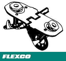 Flexco 550 Bolt Hinged болтові шарнірні механічні з'єднувачі конвеєрної стрічки 550J1000NC-SN, фото 3