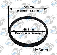 Центрирующее кольцо 72.6/66.1 MomoAvusMille Miglia 6mm