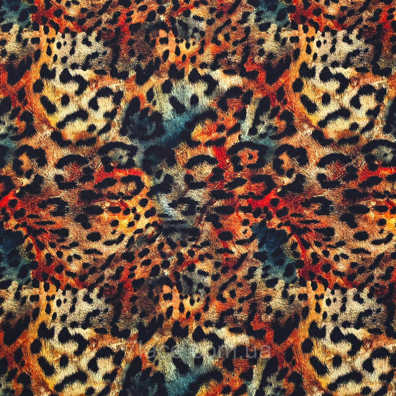 Трикотажна тканина МІКРОМАСЛО з принтом "ХИЖАК" / ціна вказана за 0,5 метра