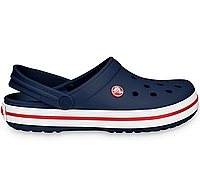 Crocs Crocband Navy Original, Кроксы Крокбенд темно синие мужские женские оригинал + коробка