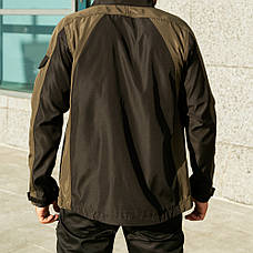 Стильний cпортивний костюм чоловічий Intruder: куртка soft shell light "iForce" Хакі + штани "Hope" Чорні, фото 2