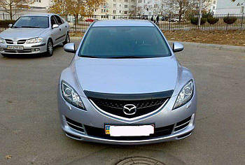 Дефлектор капота мухобійка Mazda 6 2008-2012