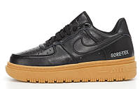 Мужские кроссовки Nike Air Force 1 Low Gore-Tex Black Gum