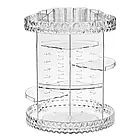 Органайзер для косметики поворотний на 360 / Акриловий прозорий органайзер / Підставка для косметики, фото 4