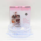 Органайзер для косметики поворотний на 360 / Акриловий прозорий органайзер / Підставка для косметики, фото 6