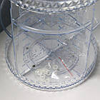 Органайзер для косметики поворотний на 360 / Акриловий прозорий органайзер / Підставка для косметики, фото 7