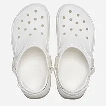 Crocs Classic Hiker Xscape White | Чоловічі та жіночі білі сабо Крокс Хайкер, фото 4