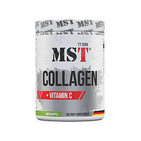 Препарат для суставов и связок MST Collagen + Vitamin C, 500 грамм Зеленое яблоко HS