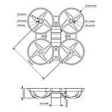 Квадрокоптер Fpv дрон BETAFPV Meteor75 ELRS 2.4G + Сумка +2battery Brushless Whoop Quadcopter, фото 3