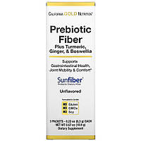 Пробиотики и пребиотики California Gold Nutrition Prebiotic Fiber Plus, 3*6.3 грамм CN13265 VH
