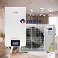 Тепловой насос Gree Versati III Split GRS-CQ10Pd/NhH-M 10 кВт, 380 В, площадь обогрева 100 м²