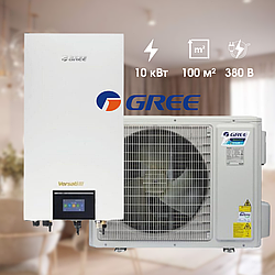 Тепловий насос Gree Versati III Split GRS-CQ10Pd/NhH-M 10 кВт, 380 В, площа обігріву 100 м²