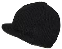 В'язана кепка шапка зимова двухстороння MFH чорна олива