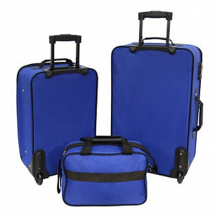 Набір валіз Bonro Best 2 шт і сумка синій, фото 2