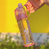Велосипедна пляшка для води з розпилювачем 600 мл NewB NB-600, фото 3