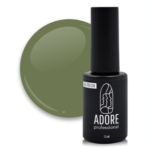 Гель-лак для нігтів Adore professional №457 - khaki, теплий хакі, 8 мл
