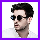 Вінтажні сонцезахисні окуляри Стипанк чорні стильні, фото 2