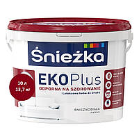 Краска латексная матовая Sniezka Eko Plus 10л (01134), Белый, Белый