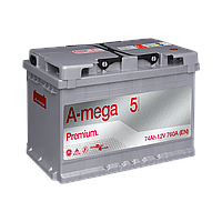 SM  SM Аккумулятор авто Мегатекс A-mega Premium (M5) 6СТ-74-А3 (прав) ТХП 760