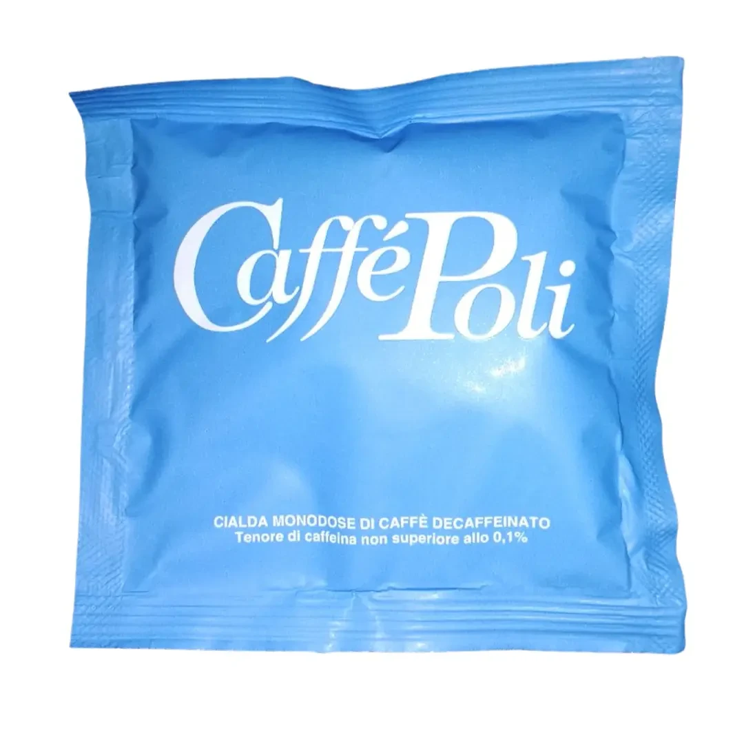 Кава в чалдах (молодозах) Caffe Poli Decaffeinato, без кофеїну 1 шт., Італія (кава в таблетках)