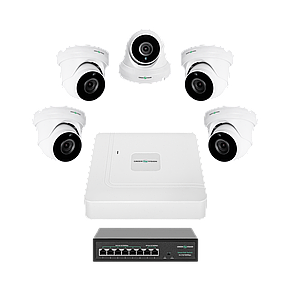 SM  SM Комплект видеонаблюдения на 5 камер GV-IP-K-W82/05 5MP, фото 2