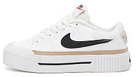 Женские кроссовки Nike Court Legacy Lift White Black