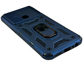 PC + TPU чохол Camshield armor для OPPO A32 синій, фото 4